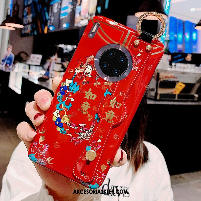 Futerał Huawei Mate 30 Pro Chiński Styl Czerwony Netto Zakochani Modna Marka Telefon Komórkowy Obudowa Sklep