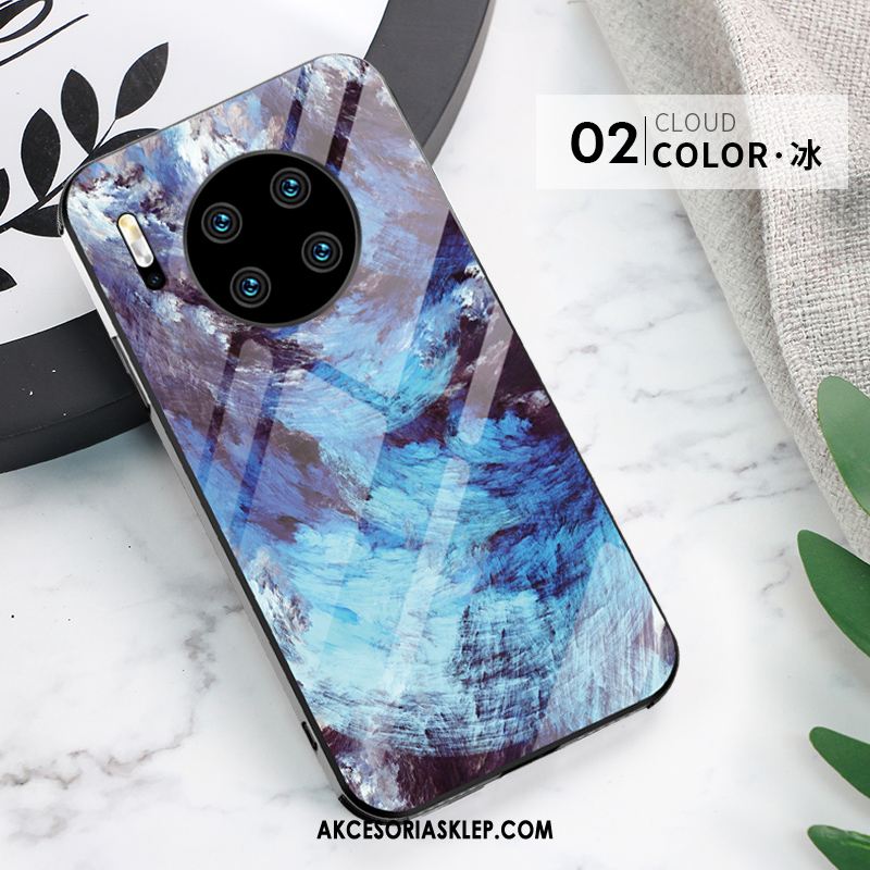 Futerał Huawei Mate 30 Wysoki Koniec Szkło Silikonowe Modna Marka Żółty Obudowa Sklep