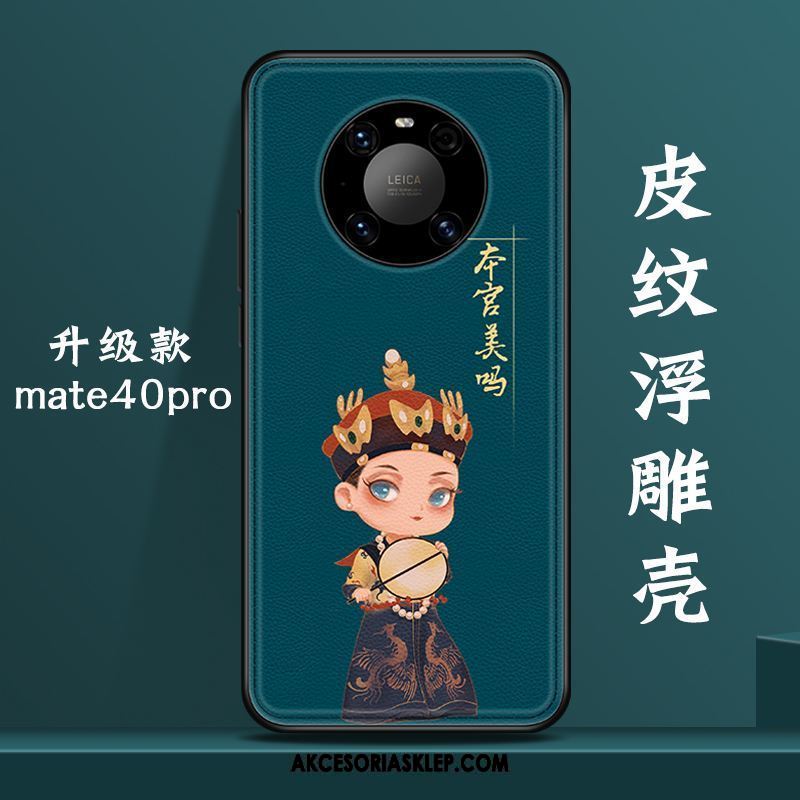 Futerał Huawei Mate 40 Pro Anti-fall Niebieski Osobowość Oryginalny Modna Marka Obudowa Sklep