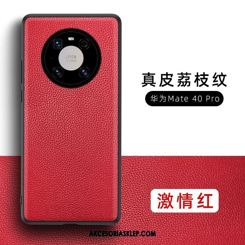 Futerał Huawei Mate 40 Pro Czarny Anti-fall All Inclusive Skóra Bydlęca Telefon Komórkowy Pokrowce Sklep
