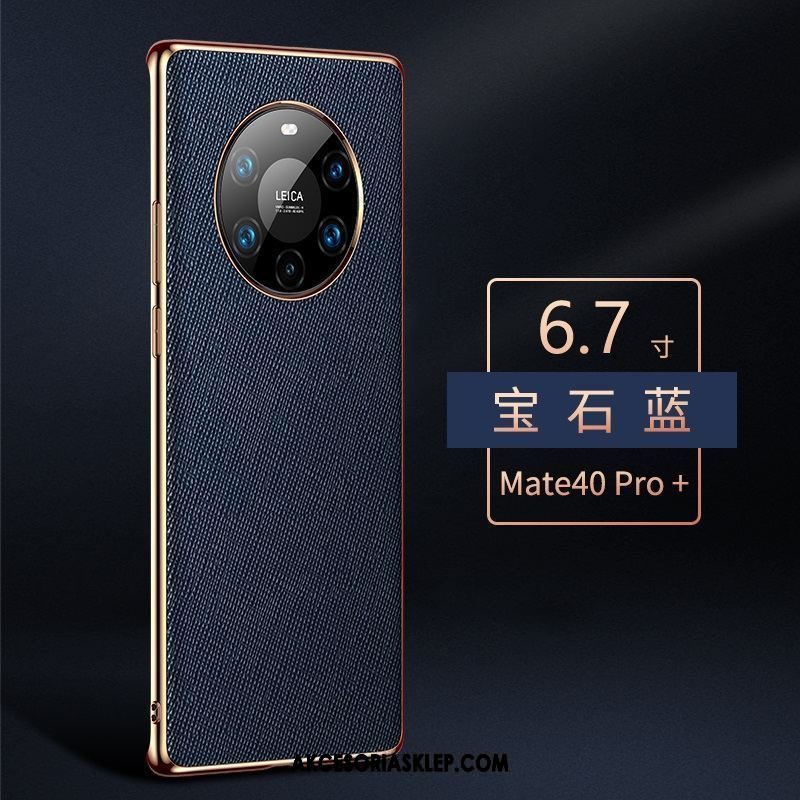 Futerał Huawei Mate 40 Pro+ Ochraniacz All Inclusive Prawdziwa Skóra Telefon Komórkowy Luksusowy Pokrowce Tanie