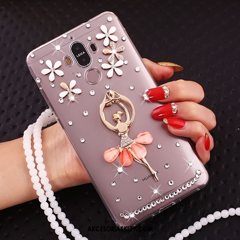 Futerał Huawei Mate 9 All Inclusive Anti-fall Przezroczysty Rhinestone Telefon Komórkowy Etui Tanie