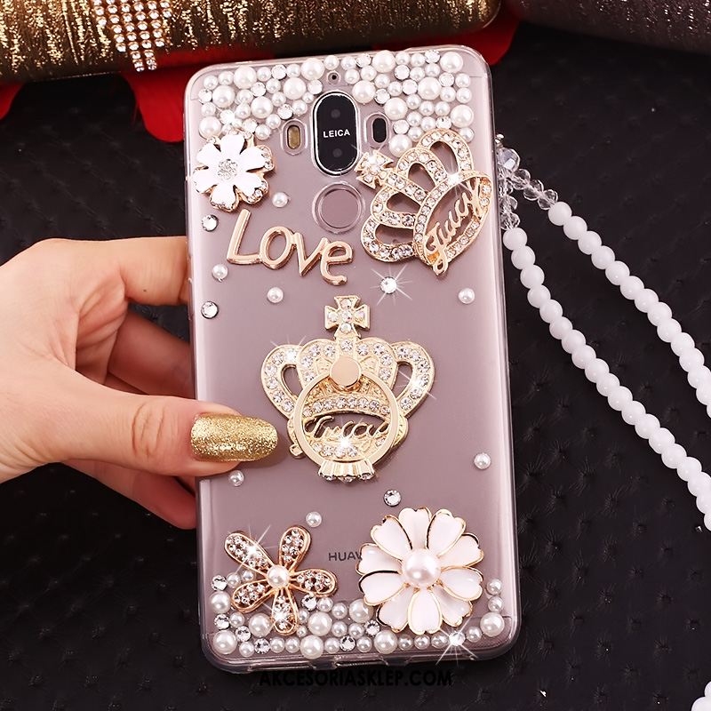 Futerał Huawei Mate 9 All Inclusive Anti-fall Przezroczysty Rhinestone Telefon Komórkowy Etui Tanie