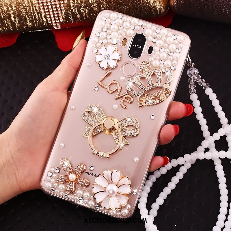 Futerał Huawei Mate 9 All Inclusive Anti-fall Przezroczysty Rhinestone Telefon Komórkowy Etui Tanie