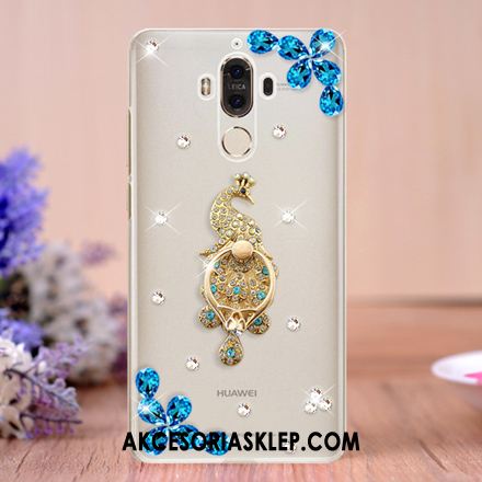 Futerał Huawei Mate 9 Ring Telefon Komórkowy Rhinestone Wspornik Przezroczysty Obudowa Dyskont