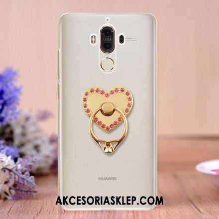 Futerał Huawei Mate 9 Ring Telefon Komórkowy Rhinestone Wspornik Przezroczysty Obudowa Dyskont