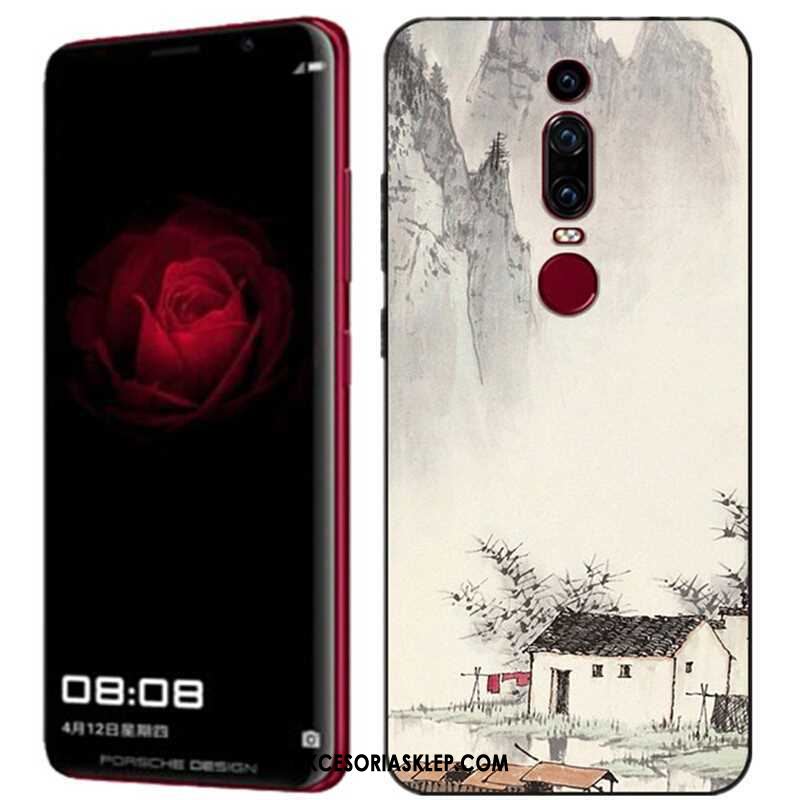 Futerał Huawei Mate Rs Telefon Komórkowy Trójwymiarowy Czarny Kolor Relief Obudowa Oferta