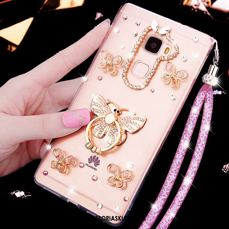 Futerał Huawei Mate S Rhinestone Miękki Tendencja Przezroczysty Telefon Komórkowy Etui Online