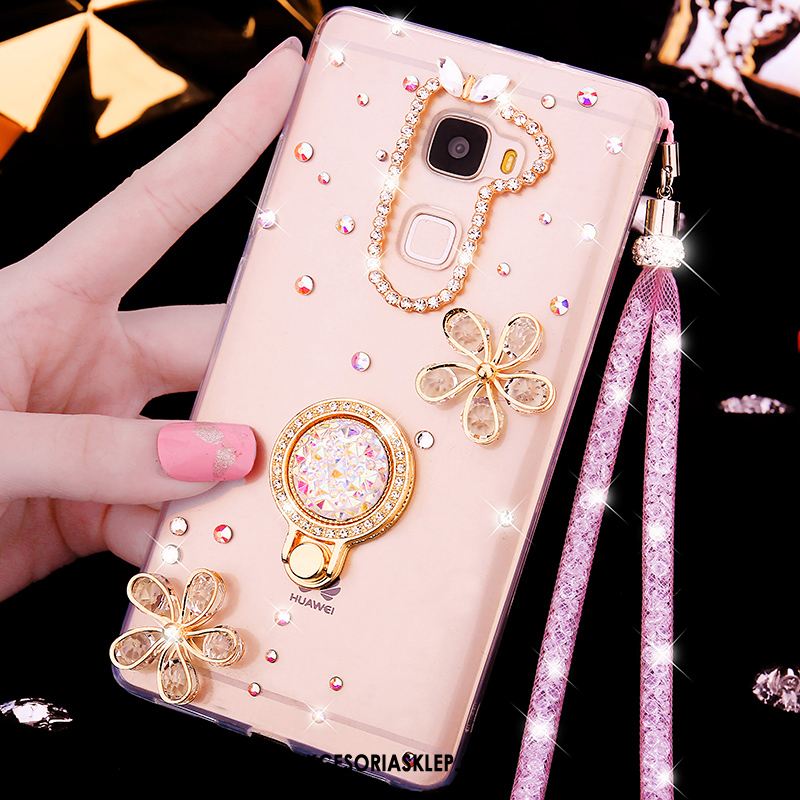 Futerał Huawei Mate S Rhinestone Miękki Tendencja Przezroczysty Telefon Komórkowy Etui Online