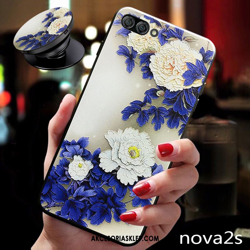 Futerał Huawei Nova 2s Niebieski Silikonowe Miękki Ochraniacz Telefon Komórkowy Etui Tanie