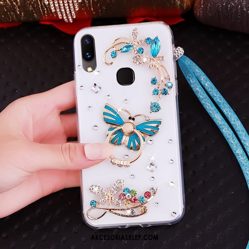 Futerał Huawei Nova 3 All Inclusive Anti-fall Czerwony Miękki Rhinestone Etui Tanie