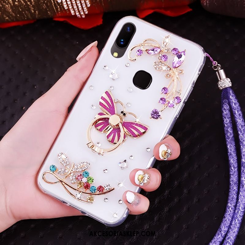 Futerał Huawei Nova 3 All Inclusive Anti-fall Czerwony Miękki Rhinestone Etui Tanie