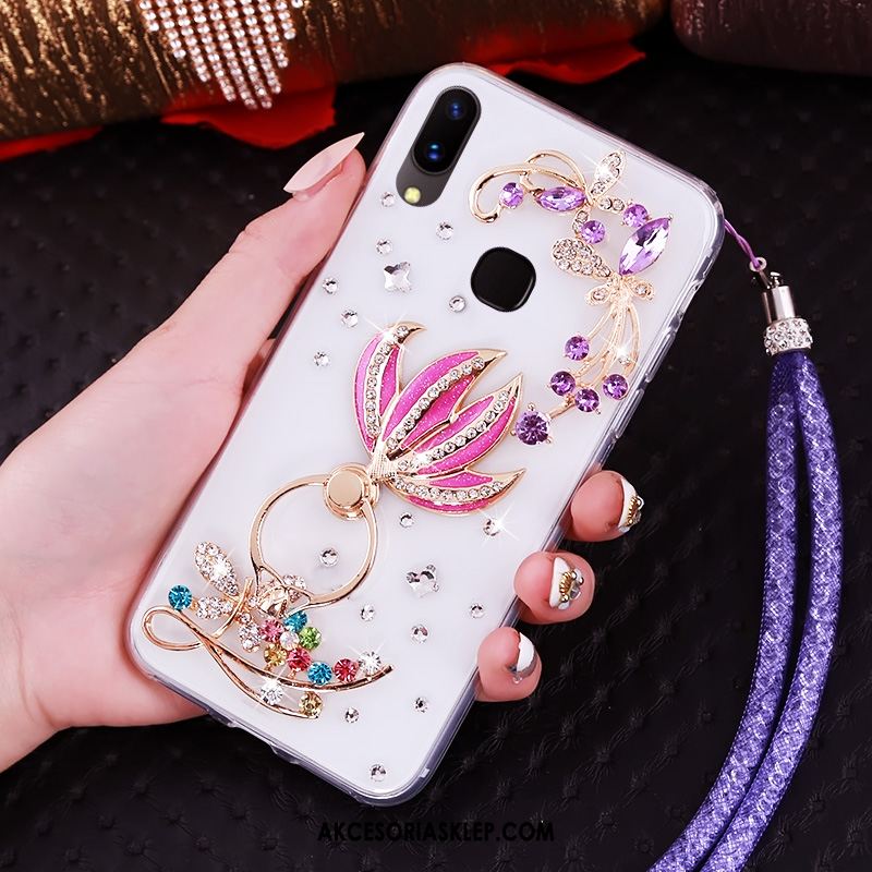 Futerał Huawei Nova 3 All Inclusive Anti-fall Czerwony Miękki Rhinestone Etui Tanie