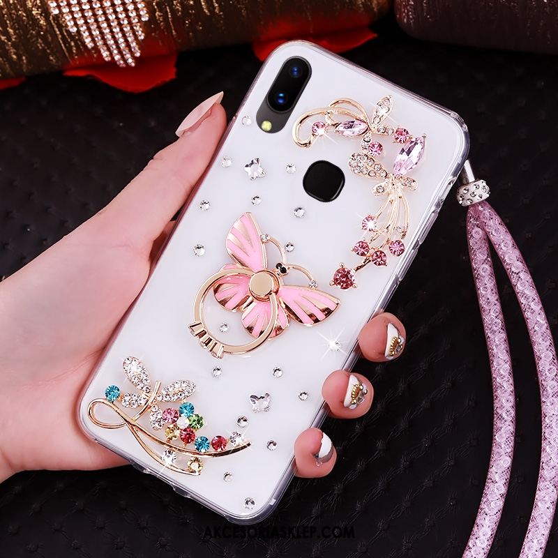 Futerał Huawei Nova 3 All Inclusive Anti-fall Czerwony Miękki Rhinestone Etui Tanie