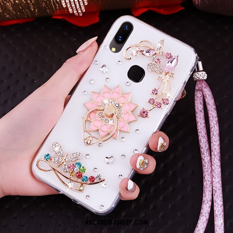 Futerał Huawei Nova 3 All Inclusive Anti-fall Czerwony Miękki Rhinestone Etui Tanie