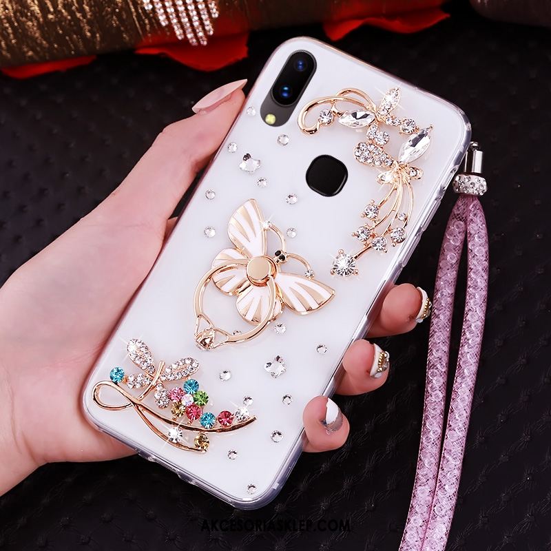 Futerał Huawei Nova 3 All Inclusive Anti-fall Czerwony Miękki Rhinestone Etui Tanie