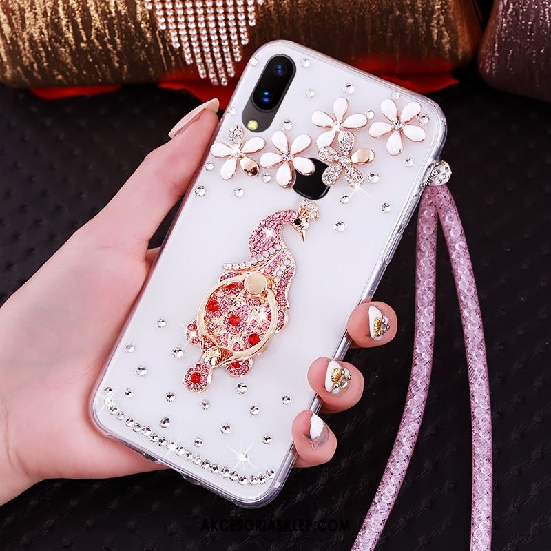 Futerał Huawei Nova 3 All Inclusive Anti-fall Czerwony Miękki Rhinestone Etui Tanie