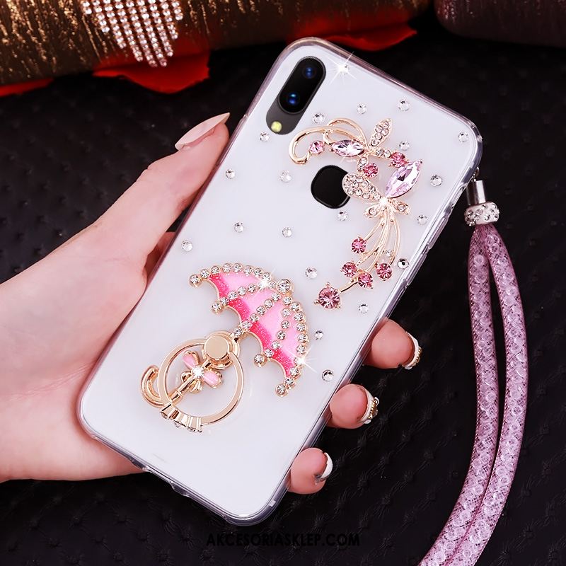 Futerał Huawei Nova 3 All Inclusive Anti-fall Czerwony Miękki Rhinestone Etui Tanie