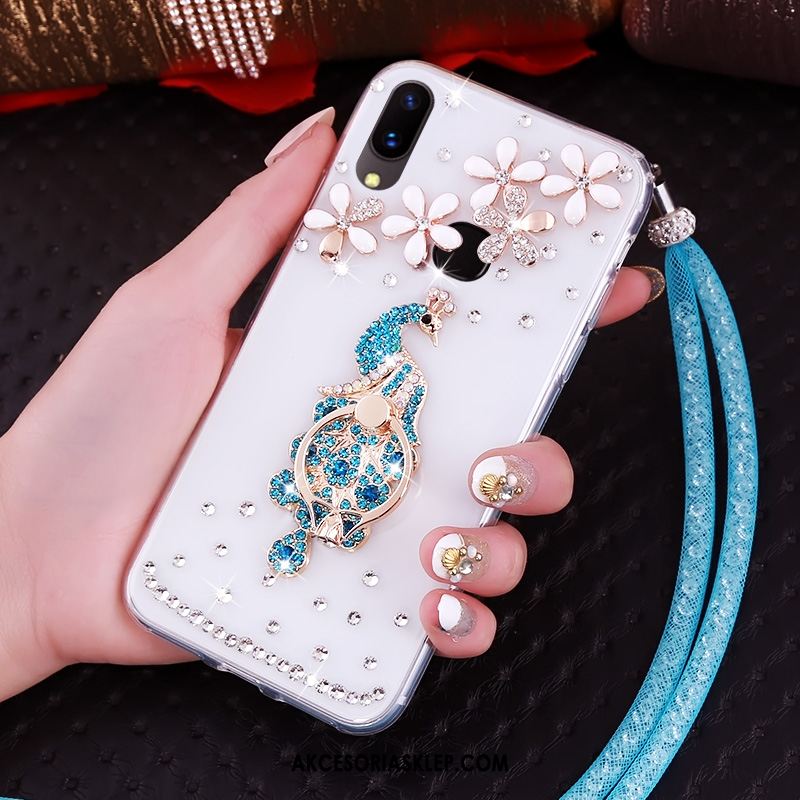 Futerał Huawei Nova 3 All Inclusive Anti-fall Czerwony Miękki Rhinestone Etui Tanie