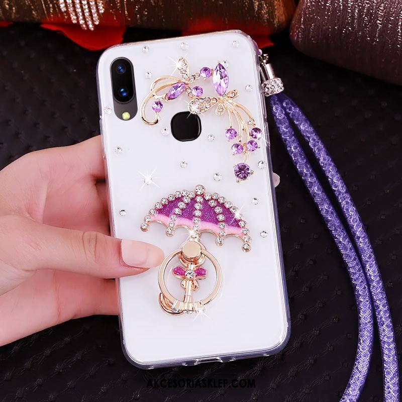 Futerał Huawei Nova 3 All Inclusive Anti-fall Czerwony Miękki Rhinestone Etui Tanie