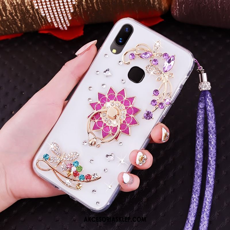 Futerał Huawei Nova 3 All Inclusive Anti-fall Czerwony Miękki Rhinestone Etui Tanie