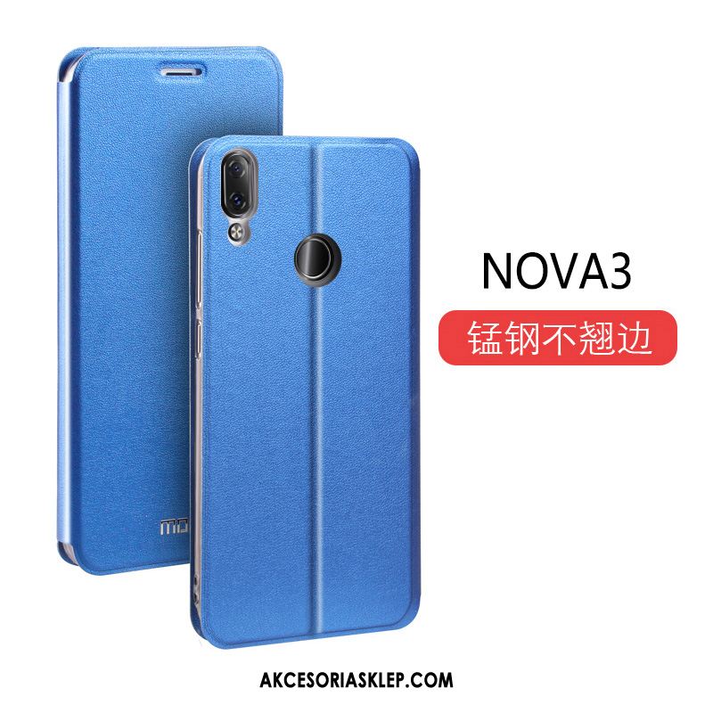 Futerał Huawei Nova 3 Klapa Telefon Komórkowy Niebieski All Inclusive Siatkowe Pokrowce Sprzedam