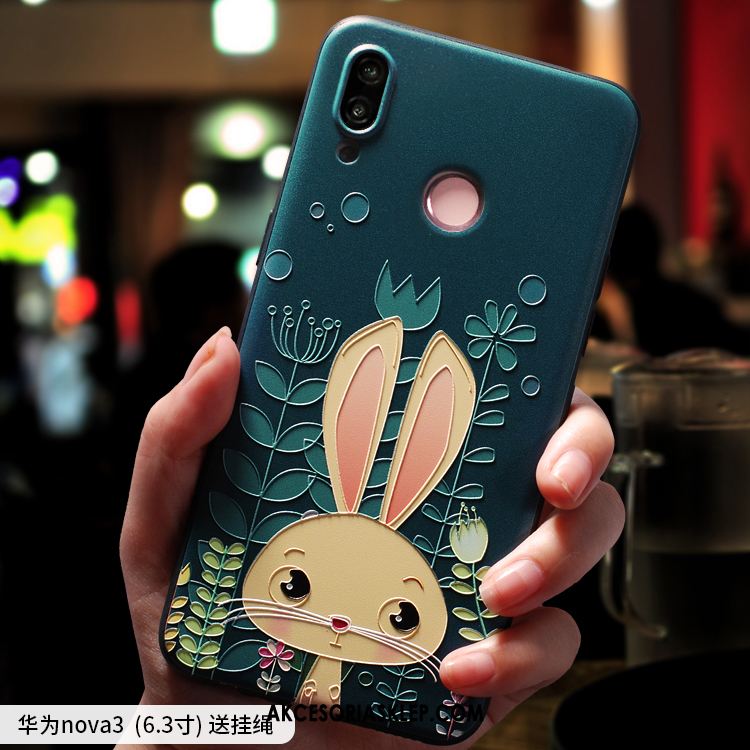 Futerał Huawei Nova 3 Silikonowe Ochraniacz Telefon Komórkowy Niebieski All Inclusive Etui Online