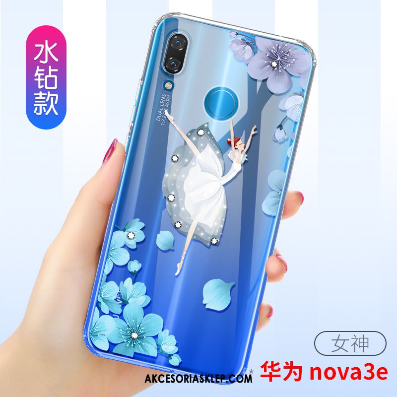 Futerał Huawei Nova 3e Przezroczysty Telefon Komórkowy Osobowość Modna Marka Cienkie Etui Online