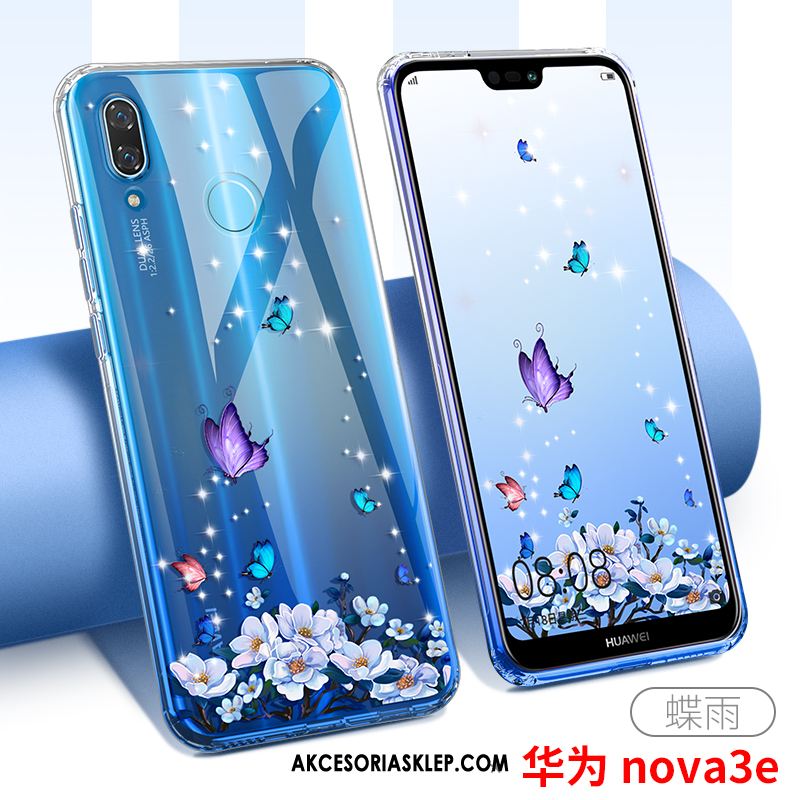 Futerał Huawei Nova 3e Przezroczysty Telefon Komórkowy Osobowość Modna Marka Cienkie Etui Online