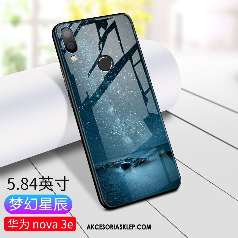 Futerał Huawei Nova 3e Silikonowe Kreatywne All Inclusive Nowy Niebieski Obudowa Na Sprzedaż