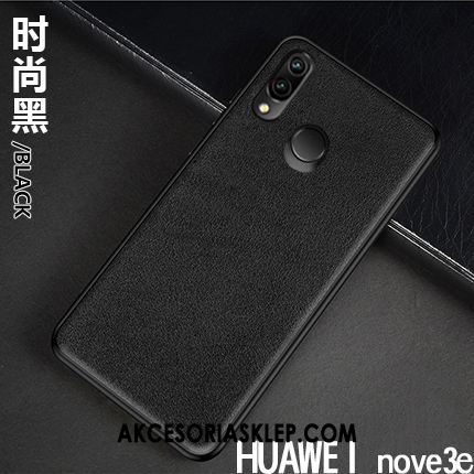 Futerał Huawei Nova 3e Telefon Komórkowy Prawdziwa Skóra Czerwony Skórzany Futerał Biznes Etui Tanie