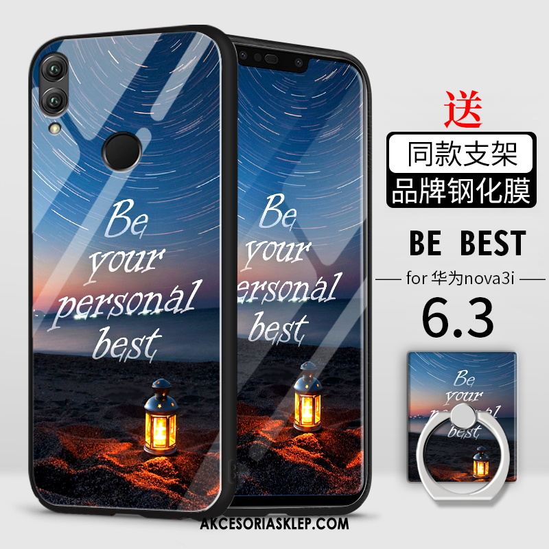 Futerał Huawei Nova 3i All Inclusive Cienkie Lustro Szkło Hartowane Modna Marka Obudowa Kup