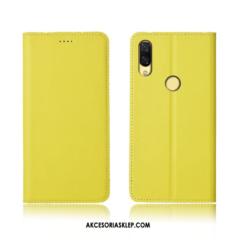 Futerał Huawei Nova 3i Silikonowe Prawdziwa Skóra Żółty Ochraniacz Klapa Pokrowce Kup