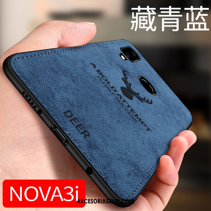 Futerał Huawei Nova 3i Szary Płótno Anti-fall Wzór All Inclusive Obudowa Dyskont