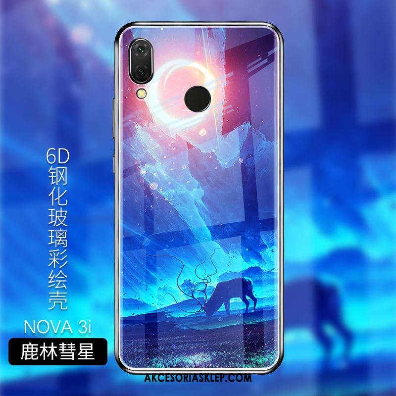 Futerał Huawei Nova 3i Szkło Hartowane Silikonowe Anti-fall Telefon Komórkowy Dostosowane Pokrowce Sprzedam