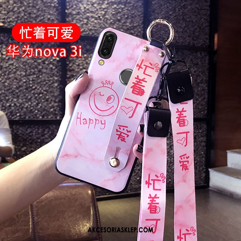 Futerał Huawei Nova 3i Wisząca Szyja Nowy Biały Czerwony Netto Telefon Komórkowy Etui Sklep