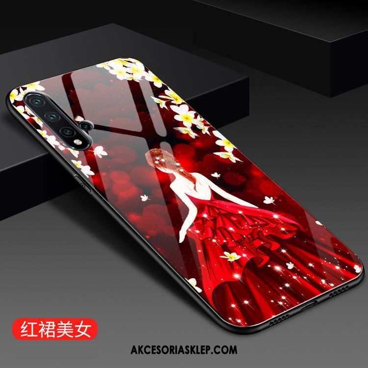 Futerał Huawei Nova 5t Czerwony Kreatywne Moda Nubuku Osobowość Obudowa Sklep