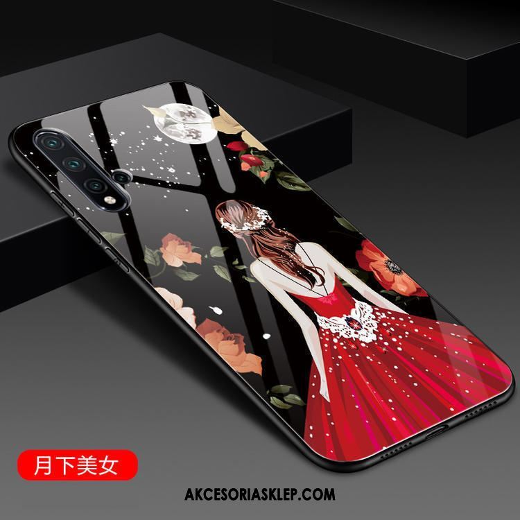 Futerał Huawei Nova 5t Czerwony Kreatywne Moda Nubuku Osobowość Obudowa Sklep