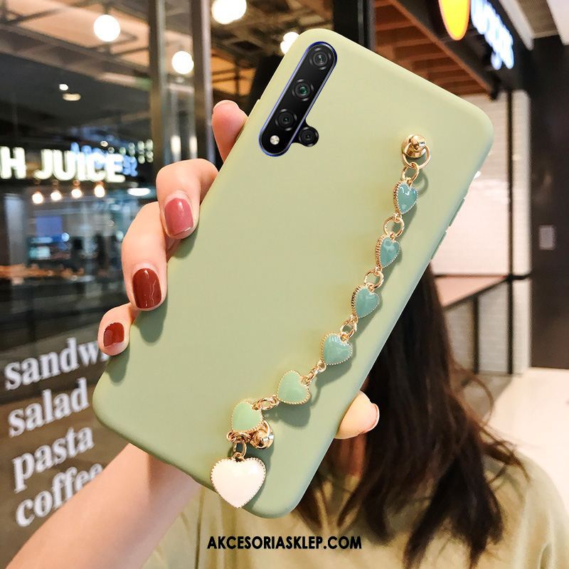 Futerał Huawei Nova 5t Moda Wiatr Zielony Silikonowe Jasny Etui Online