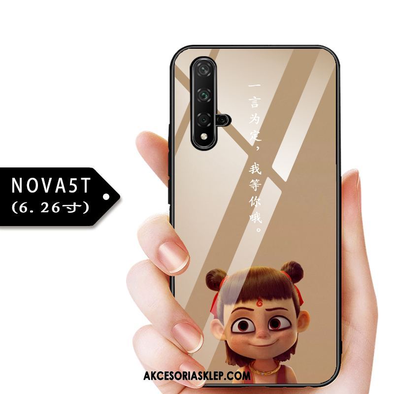 Futerał Huawei Nova 5t Niemowlę Szkło Cienka All Inclusive Telefon Komórkowy Pokrowce Tanie