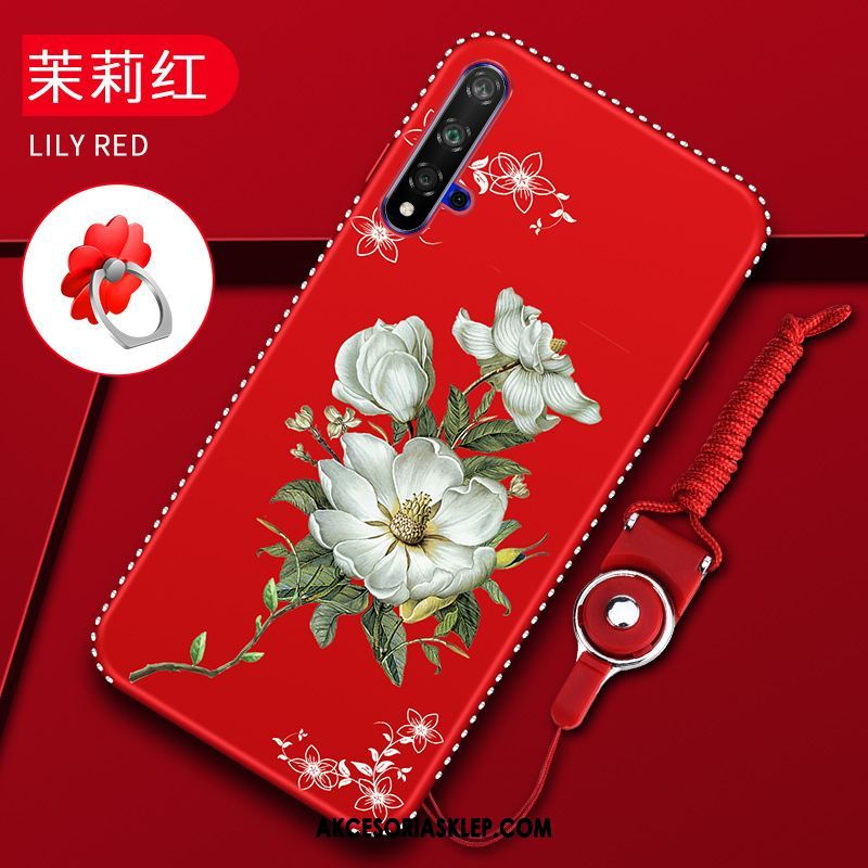 Futerał Huawei Nova 5t Telefon Komórkowy Chiński Styl All Inclusive Nubuku Silikonowe Etui Sklep