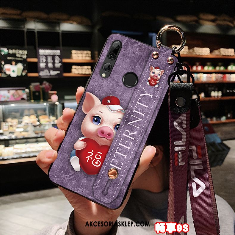 Futerał Huawei P Smart+ 2019 All Inclusive Osobowość Purpurowy Miękki Moda Pokrowce Tanie