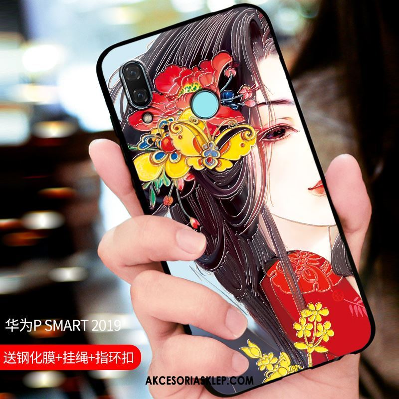 Futerał Huawei P Smart 2019 Ochraniacz Niebieski Nubuku All Inclusive Dostosowane Sklep