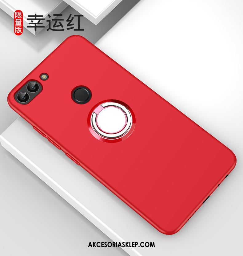 Futerał Huawei P Smart All Inclusive Osobowość Ring Nubuku Czarny Etui Tanie