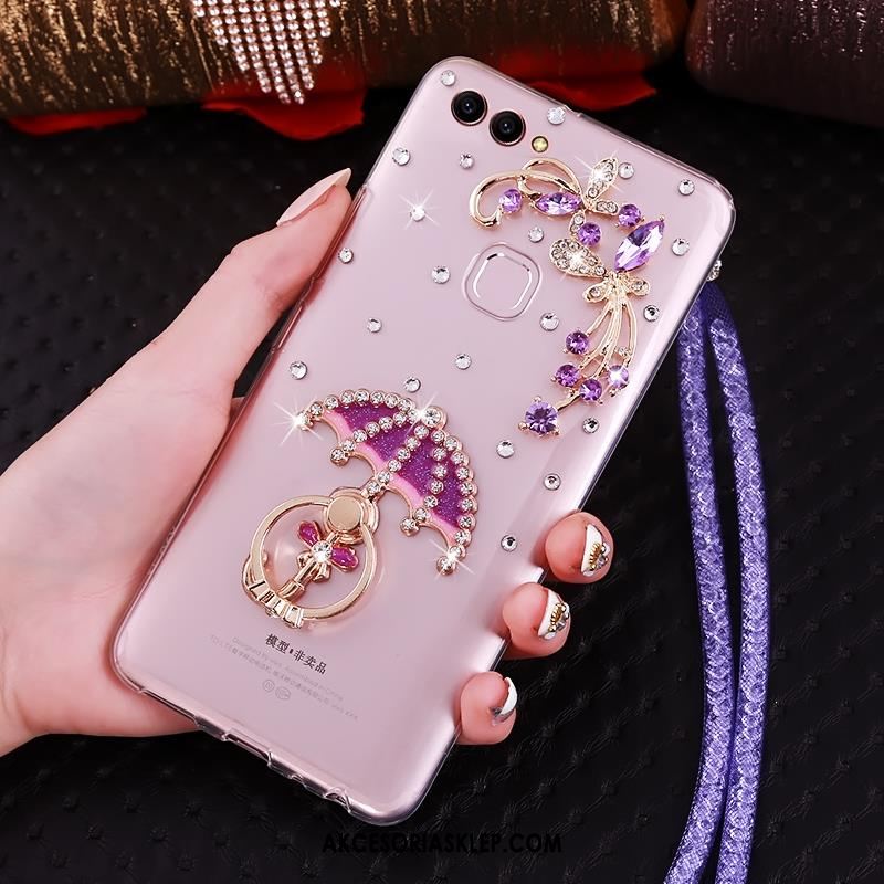 Futerał Huawei P Smart Miękki Telefon Komórkowy Rhinestone Przezroczysty Pokrowce Tanie