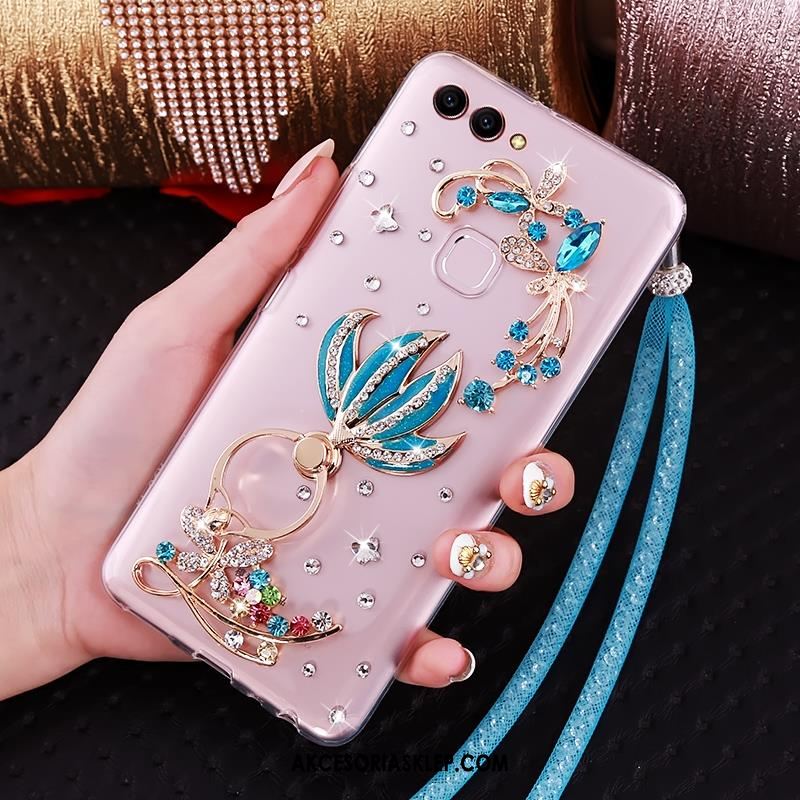 Futerał Huawei P Smart Miękki Telefon Komórkowy Rhinestone Przezroczysty Pokrowce Tanie