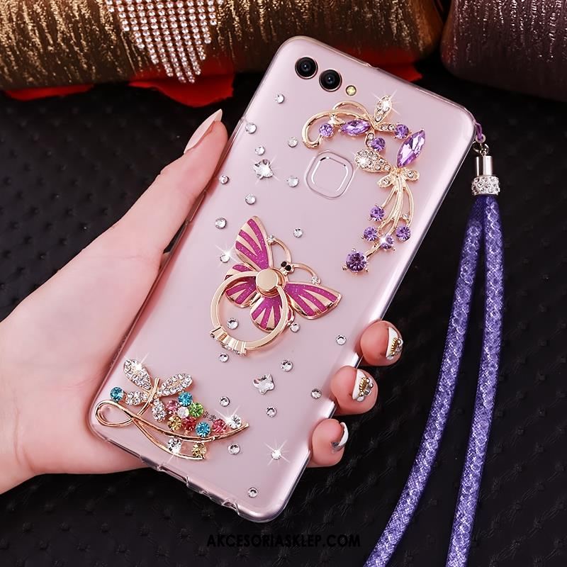 Futerał Huawei P Smart Miękki Telefon Komórkowy Rhinestone Przezroczysty Pokrowce Tanie