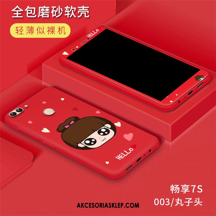 Futerał Huawei P Smart Telefon Komórkowy Czerwony Silikonowe Filmy Szkło Hartowane Etui Kup