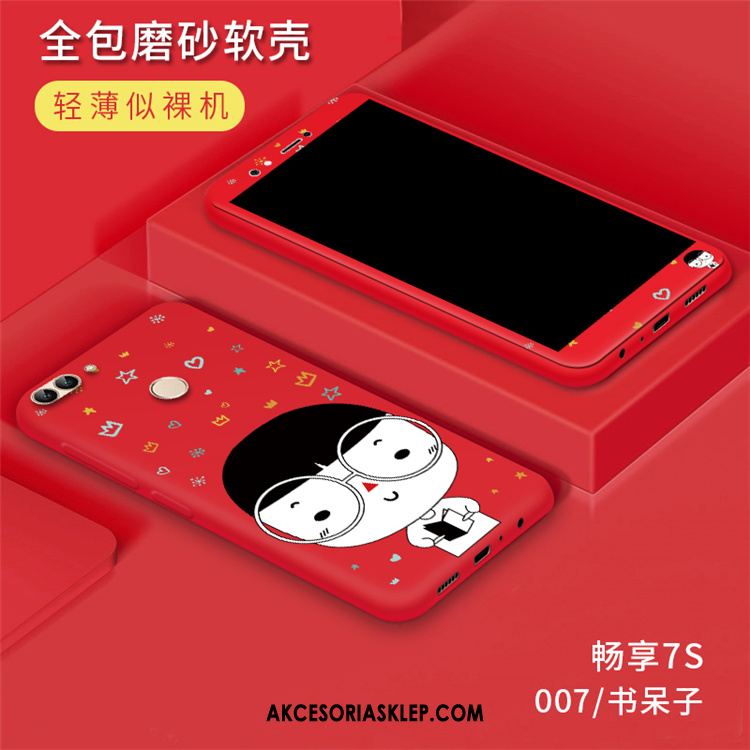 Futerał Huawei P Smart Telefon Komórkowy Czerwony Silikonowe Filmy Szkło Hartowane Etui Kup