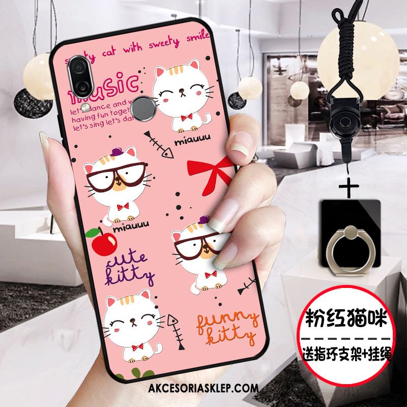 Futerał Huawei P Smart Z Czerwony Netto Telefon Komórkowy Piękny Tendencja Różowe Etui Na Sprzedaż